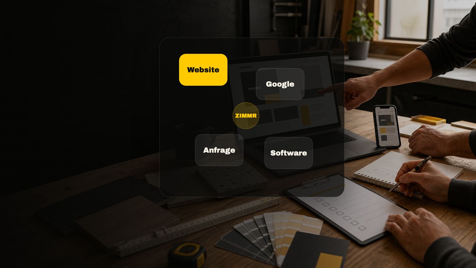 Digitalservice-Kompass für Website, Google, Anfrageweg, Software und ZIMMR